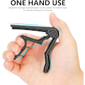Miniatyrbillede 3 af 4: Guitar Capo (Sort)