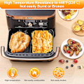 Miniatyrbilde 3 av 5: Silikonform til Airfryer for Ninja Foodi Flexdrawer AF500EU 10,4L, Ninja AF500EU Luftfritøstilbehør 1 × 10,4L og 2 × 5,2L (2 × 5,2L)