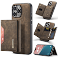 Pikkukuva 5 / 11: Magneettinen iPhone-kotelo korttitaskulla, magneettinen jaettu puhelinkotelo yhdistelmä - ruskea Combination-Brown IP15 Pro Max