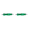 Miniatyrbillede 3 af 5: 1/2/3/5 Aluminium Legering Bowfishing Flue Fiskestang Hjul Mount Hjul Grøn 21x3.5x3.5cm[GKS] Green 21x3.5x3.5cm 2Set