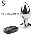 Miniatyrbild 8 av 8: 10 Lägen Trådlös Fjärrkontroll Metall Anal Butt Plug Vibrator för Kvinnor Män Onani Sexleksaker