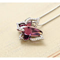 Pikkukuva 3 / 4: Perhoskaulakoru Riipus Naisten Kaulakoru Valmistettu Swarovski-kristallista 【GKS】