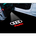 Miniatyrbillede 1 af 5: Passer til Audi Aodi velkomstlys A4LA5A6L atmosfærelys A7A8LQ3Q5Q7 dør laserprojektionslys (2 pakker)