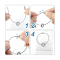 Miniatyrbild 2 av 5: Bagageetiketter, 10-pack Resväskeetiketter, Kryssningsetiketthållare, Kryssningsetiketter, Bagageetiketter, Kryssningsetikett-WELLNGS