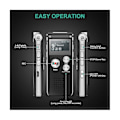 Miniatyrbilde 3 av 5: Paranormalt Utstyr Digital EVP Stemmeaktivert Opptaker USB US 8GB (Svart)