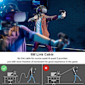 Miniatyrbilde 5 av 5: Link-kabel for Oculus Quest 2 Hurtiglading og Dataoverføring USB C 3.2 Gen1 5Gbps PD Overføring Ladekabel VR Headset Link-kabel Svart Black 5M