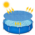 Miniatyrbild 2 av 5: Isolerande bubbelplast för utomhuspool Jane - Diameter 2,4 m, Blå, 1 st