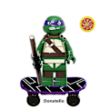 Pikkukuva 5 / 5: 12 kpl Teenage Mutant Ninja Turtles -sarjan Raphael Leonardo Michaelangelo Donatello Minifiguuri Mini Koottava Rakennuspalikkalelu Lasten Lahja