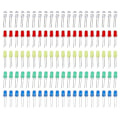 Miniatyrbilde 1 av 5: 100 stk. LED-lysdiode 3mm/5mm Forskjellige farger Ikke-giftig Energibesparende diodesett for DIY-dekorasjon (5mm)