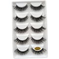 Pikkukuva 2 / 5: (iLashes.SE) 5 paria tekoripsiä - 3D faux mink G806 musta (G-806)
