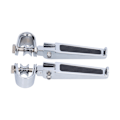 Miniatyrbilde 4 av 8: Krombelagte fotpinnebraketter for 1‑1‑1/4 tommers motorfester Erstatning for FXDFSE FLHTCSE FLHRSEI 0.8