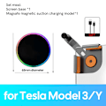 Miniatyrbillede 7 af 7: Model 3/Y Tesla Biltelefonholder 15W Magnetisk Magsafe Trådløs Oplader