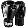 Miniatyrbild 1 av 2: Boxningshandskar för vuxna, PU Kickboxningshandskar, professionella träningshandskar för kampsport Black
