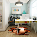 Miniatyrbilde 2 av 5: Gulv klistremerke, AFH1112, 25X70cmX2 stykker-