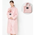 Miniatyrbillede 1 af 7: Trendy vindjakke regnjakke, let og åndbar, ensfarvet pink pink L