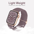 Pikkukuva 2 / 5: Punottu Solo Loop -yhteensopiva Apple Watch -ranneke 42 mm 44 mm 45 mm
