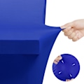 Miniatyrbild 5 av 8: Köksstretchduk 10-pack [180 cm, Blå] 190GSM Stretch Bordduk Passande Överdrag Rektangulär Blue