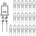 Miniatyrbillede 1 af 7: G4 halogenpærer 10W 12V - Varm hvid - 20 stk. 10W 10W 10W 20 pcs