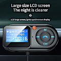 Pikkukuva 2 / 5: FM-lähetin langaton Bluetooth 5.0 Autolähetin Bluetooth Aux Audiovastaanotin MP3-soitin Autosarja Handsfree Sisäänrakennettu mikrofoni