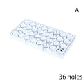 Miniatyrbilde 1 av 5: 3D Sjokoladeform Polykarbonatform Tykke Former Kap 36 holes