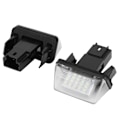 Pikkukuva 7 / 8: kpl 18 LED vasen & oikea rekisterikilven valo Citroen C3 2002‑2009[GKS] 0.1