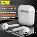 Miniatyrbilde 2 av 7: i12 Trådløse Bluetooth Øretelefoner TWS Touch Bluetooth Hodetelefoner black