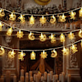 Pikkukuva 5 / 7: LED Ramadan -valosarja (20 LED) - 3m koristeelliset valot Eid Mubarakille, kotiin ja puutarhaan types of warm colors