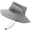 Miniatyrbillede 4 af 10: Foldbar Anti-UV Bjergbestigning Hat / Udendørs Camping Hat Beige