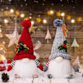 Miniatyrbilde 2 av 3: Juldekorasjoner 2024 LED-Nisse Sekvenser Ansiktsløs Dukke Nattlys For Hjem Ferie Julpynt Gave Navidad Nyttår Green