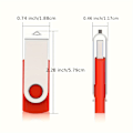 Miniatyrbillede 7 af 10: Stor Kapacitet USB2.0 Metal Flash Drive U Disk 8G, 16G, 2TB, 64G, 128G, 256G, 1TB,