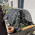 Miniatyrbild 2 av 5: Trädgårdsnätbågar, växthusbågar, växthusbågar för trädgård, DIY växthusbågar, polytunnel stödram för trädgård 30pcs (10pcs)