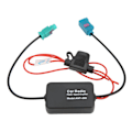 Miniatyrbillede 4 af 8: Radioantenne Signalforstærker FAKRA II Interface 12V 75 Ohm AM FM Antenneforstærker til Biler[GKS] 0.1