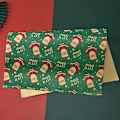 Miniatyrbild 3 av 7: 8-pack med 8 mönster julpapper Tomte