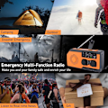 Miniatyrbilde 6 av 6: Solarradio, Byggeradio, Bærbar sveiveradio, Nødradio