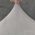 Pikkukuva 7 / 11: 2 kpl - Tuolinpäälliset / Tuolinpäälliset - Sametti harmaa【GKS】 gray 370