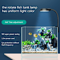 Miniatyrbillede 8 af 9: LED akvarielys klips på fiskeakvarielys til små og mellemstore fiske akvarier