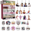 Miniatyrbillede 4 af 8: Taylor Swift Blind Box Julekalender med 24 Gave, Dekorationer og Nøgleringe GJ185-004