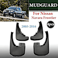 Miniatyrbild 1 av 5: Högkvalitativa stänkskydd för Nissan Navara Frontier Brute D40 2005~2016 Biltillbehör Stänkskärmar Auto Reservdelar Llwl