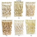 Pikkukuva 3 / 7: Klipsipidennys / Hiuslisäke kihara & suora 70cm - Useita värejä Straight - 12