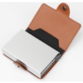 Miniatyrbilde 10 av 11: Dobbel Anti-Tyveri Lommebok RFID-NFC Sikker POP UP Kort Holder Brun Brown Brown - 12 cards