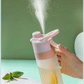 Miniatyrbilde 2 av 5: Spray Drikkeflaske Vannflaske Sportsflaske Utendørs Sport Fitness 650mL Rosa