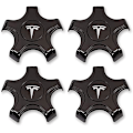Miniatyrbillede 1 af 5: 4 stk. Tesla Model 3 Centerkapsler Navkapsler Dæksel, Hjulkapsel Wh