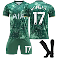 Miniatyrbilde 1 av 5: 2425 Tottenham Hotspur Andretrøye Fotballdrakt Romero+sokk M(170-175cm)