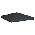 Pikkukuva 4 / 6: vidaXL Paviljongin katto 310 g/m² 3x3 m harmaa Grey gray