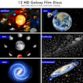 Miniatyrbillede 2 af 6: Natlampe Galaxy Projektor Stjerneklar Himmel Projektor Black