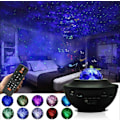 Miniatyrbillede 3 af 9: Stjerneprojektor LED Galaxy Lys / Natlys / Stjernelampe Sort【GKS】 black 542