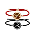Miniatyrbild 1 av 5: Långdistans-touch-armband för par, vibration och ljus för kärlekspar armband C