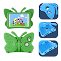 Pikkukuva 5 / 5: Butterfly Samsung Galaxy Tab A7 Lite 8.7 T220/t225 2021 Suojakotelo, Lapsiystävällinen, Eva Pehmeä Vaahtomuovi, Paksut Neljä Kulmaa, Kameran Suojaus, Iskunkestävä Green