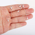 Pikkukuva 7 / 7: Kaulakorun pidennysketjut, 925 hopea Kaulakorun pidennysketjut, 14K kultapinnoitettu Kaulakorun pidennysketju Ketjun pidennys Choker-kaulakoru Rannekorun pidennysketjut D-silver
