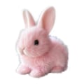 Miniatyrbild 1 av 5: Elektronisk Plysch Kanin Kompis Gosedjur som Kan Hoppa och Sjung, Mjuk Plyschleksak för Påsk, Pojkar och Flickor, LGL Pink